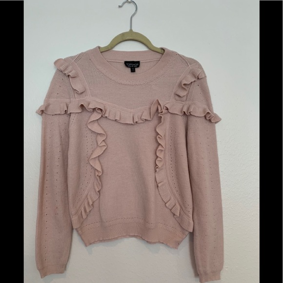 Topshop Sweaters - TopShop light pink sweater